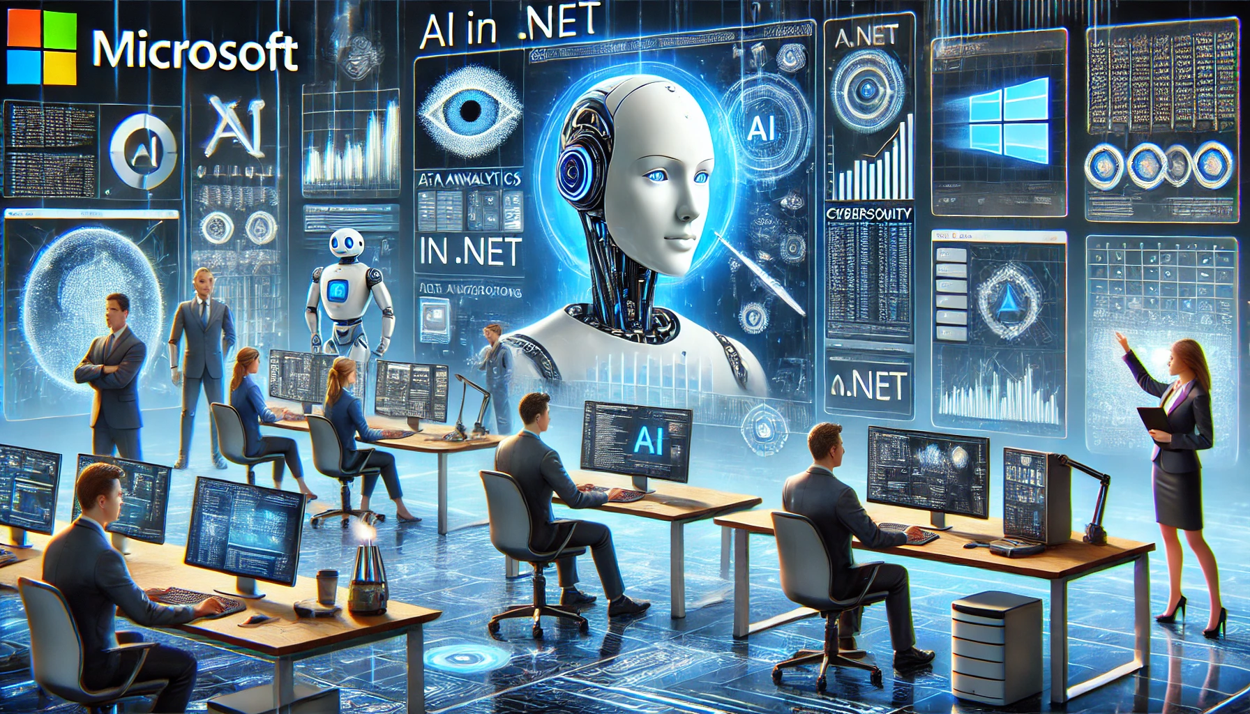 Why AI in .NET? Transforming Business with Microsoft Technologies (free Infographic Download)