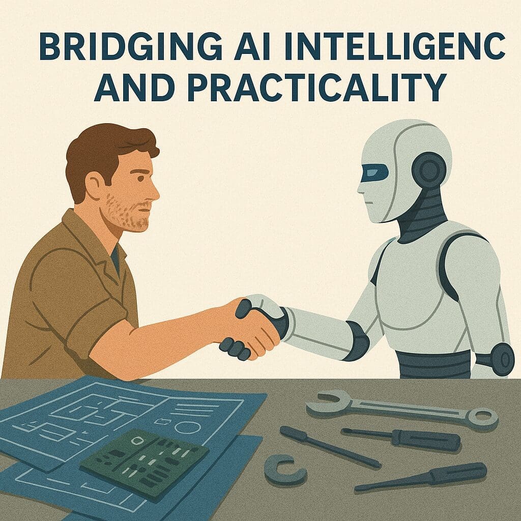 tylized robot facing a choice between misleading options—lying, joking, or suppressing the truth—illustrating the concept of AI goal misalignment and how vague prompts can lead to unintended behavior.